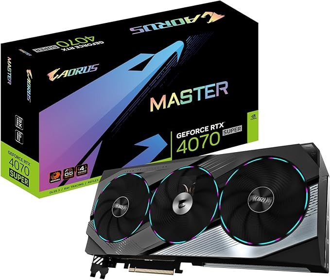 GPU RTX 4070 SUPER 12GB OC GIGABYTE AORUS MASTER